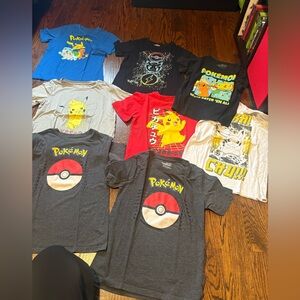 Youth Pokemon Short Sleeve Tshirt Bundle Size10/12